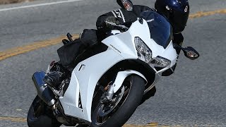 2014 Honda VFR Interceptor First Ride  MotoUSA [upl. by Cassey]