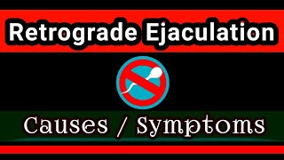 Retrograde Ejaculation  Causes And Symptoms  Viv Care [upl. by Annav504]