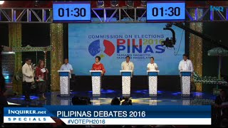 FULL VIDEO Pilipinas Debates 2016 in Cagayan De Oro [upl. by Frulla]