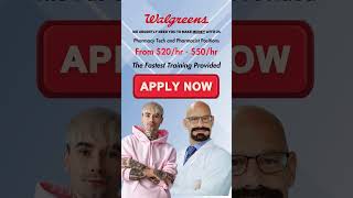 Pharmacy Tech and Pharmacist Positions  Quick Training With Great Pay and Benefits [upl. by Ahseem]