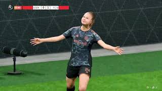 Weronika Zawistowska scores for FC Bayern against Leverkusen  EA FC 25 Career Mode Bundesliga [upl. by Burgener]