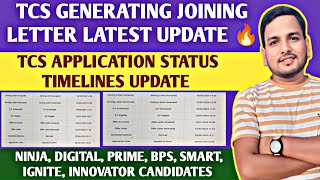 TCS Start Generating Joining Letter  Candidates Timelines  Onboarding Mail Offer Letter Survey [upl. by Yenduhc]