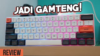 Ganti Keycaps PBT Jadi Makin Keren😎  Review Keycaps Feker 61Keys DSA Profile [upl. by Merl]