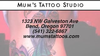 Mums Tattoo Studio  REVIEWS  Bend Oregon Tattoo Review [upl. by Ayotahc]