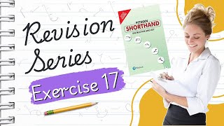 Pitman English Shorthand  Exercise  17 quotREVISION SERIESquot Avoid Common Shorthand Mistakes [upl. by Akili]