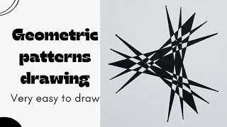 how to draw geometric patterns  geometrical chart drawing  Sacred geometry  Mandala art [upl. by Assirolc]