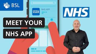 Meet your NHS App BSL [upl. by Anilat]