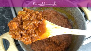 Ragù di carne fatto in casa  Ricetta facile per condire pasta e lasagne [upl. by Lithea926]