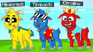 ¡NOS CONVERTIMOS EN CABRAS 🐐😂 SI TE RÍES PIERDES CON TROLLINO MIKECRACK Y TIMBAVK [upl. by Xymenes]