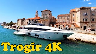 Trogir Croatia Walking Tour 4K [upl. by Reichel]