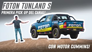 FOTON TUNLAND S 4X4 LA PICK UP CON MOTOR CUMMINS PARA TRABAJO PESADO  REVIEW Y TEST DRIVE [upl. by Gilbye]