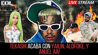 TEKASHI SE COME CON YUCA A YAILIN ALOFOKE Y ANUEL AA [upl. by Nhtanhoj]