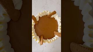 Biscoff pumpkin cheesecake cheesecake biscoff thanksgiving viralvideo [upl. by Ellatsyrc280]