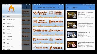 Aplicativo Pregações e Estudos Bíblicos [upl. by Fitton]