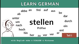 Stellen  Präfixe I Lern Deutsch B1 [upl. by Einnoc723]