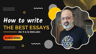 How to write the Best Composition in ISC 11 amp 12 English Language  Detailed Tips  T S Sudhir  SWS [upl. by Anilatac]