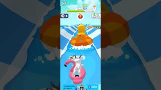 Aquapark io gameplay 🔥  Android iOS [upl. by Rea918]