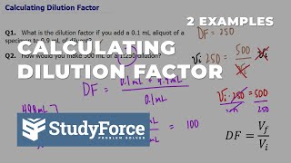 Calculating Dilution Factor [upl. by Andrews471]