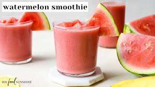 Healthy Watermelon Smoothie Recipe [upl. by Oiramd890]