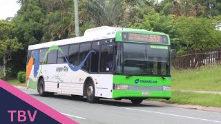 SEQ AU 553 IB Beenleigh Station Stop A to Trinder Park via Loganholme Stop F [upl. by Leunad]