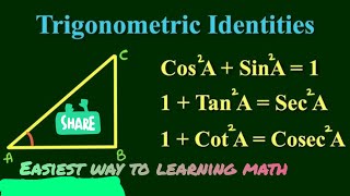 Trigonometric identities class 10  explanation in bengali  trigonometric class10th mlaggarwal [upl. by Lezned]