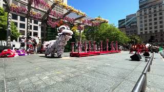 Leung’s White Crane Lion Dance amp Dragon Association  Taiwan Culture Day 2024 San Francisco [upl. by Sakiv]