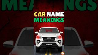 Meanings of car names 🤔 ridewars [upl. by Ylecic]