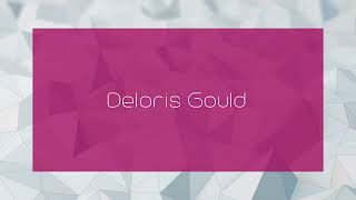 Deloris Gould  appearance [upl. by Buhler906]