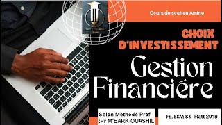 Gestion Financière S5 Prof  Correction dExamen 2019 Pr OUASHIL MBAREK Calcul BFR DRS DRA VAN IP [upl. by Eldnik]