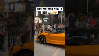 McLaren 750S in Bangalore  1 of 1 in INDIA 🚀🇮🇳🔥🤌🧡 [upl. by Pete]