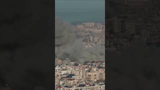 Israeli Airstrikes Hit Beirut Smoke Clouds the Sky  News Today  DRM News  AH1V [upl. by Whitson]