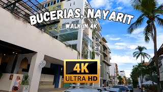 A walking tour of Bucerías Nayarit in 4K [upl. by Vel]