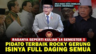 CERDAS GILA  Pidato Rocky Gerung TERBAIK dan Terbaru sepanjang Masa Hakikat Indonesia [upl. by Engis932]