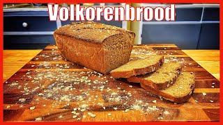 Gezond Genieten met Zelfgebakken Volkorenbrood  Video Recept [upl. by Pressman]