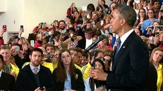 President Obama Speaks to Volunteers and First Responders in Boston [upl. by Nahguav]