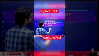 SqRoot Trick Above 100 by Navneet Sir  viralmathtricks shorts [upl. by Atiuqihs]