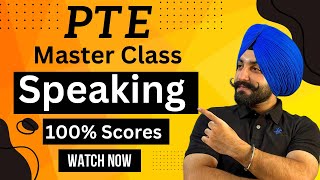 PTE speaking master class how to get 90 scores in speaking best templates  Gurwinder Sir [upl. by Oakie]