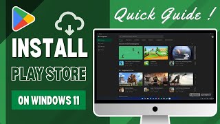 How to Run Google Play Store on Windows 11 [upl. by Tamsky]