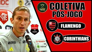 COLETIVA FILIPE LUÍS  PÓSJOGO FLAMENGO X CORINTHIANS  SEMIFINAL COPA DO BRASIL  ANÁLISE E DEBATE [upl. by Shlomo]