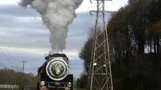 HD Bonus SP 4449 Christmas Express Steam Train [upl. by Yxel]