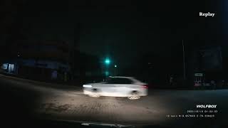 Blatant Traffic Signal Light Violation caught on Car Dash Camera Kochi [upl. by Enaitsirhc]