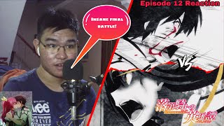 THE FINAL BATTLE IKKI VS TOUKA  Chivalry of a Failed Knight Episode 12 REACTION [upl. by Suivatna]