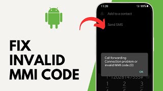 How to Fix Call Forwarding Connection Problem or Invalid MMI Code [upl. by Verneuil]