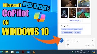 How to Enable COPILOT in Windows 10 in 2024Microsoft Release new Windows 10 AI versionUpgrade Now💻 [upl. by Cita]