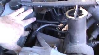 1987 Ford F150 I6 Rocker Cover Oil Leak Bolt Fix [upl. by Witty]