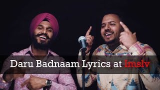 Daru Badnaam Lyrics  Kamal Kahlon amp Param Singh  Latest Punjabi Viral Song at Imslv [upl. by Tiffani333]