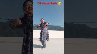 Dil khush Rakh Mitra punjabisong dance short [upl. by Ssidnak]