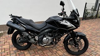 2010 Suzuki Dl 650 V Strom cold start and walk around [upl. by Elgar638]