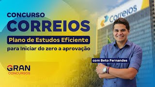 Concurso Correios  Plano de Estudos Eficiente para Iniciar do zero a aprovação [upl. by Attenaj]