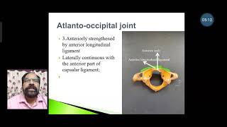 37Atlantooccipital and Atlantoaxial joints [upl. by Mcripley82]